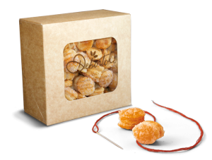 Bottoni con la squisita pasta delle Sfogliatine di Villafranca