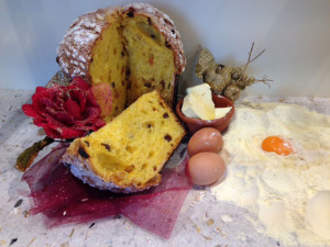 Panettone artigianale con uvetta e canditi